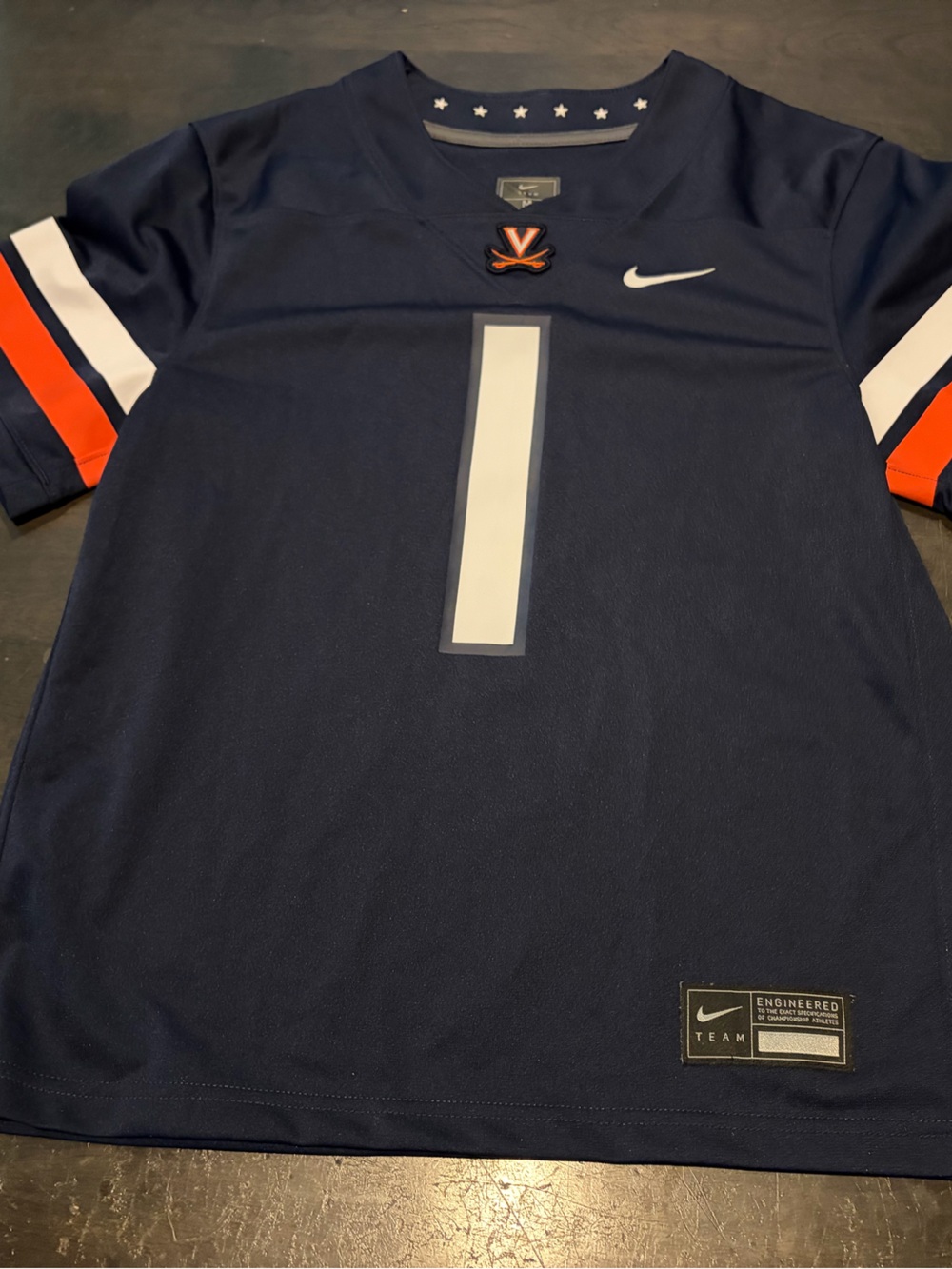 Nike UVA Virginia Cavaliers Youth Football Kids Jersey Medium